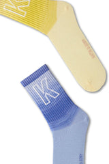 Women's Letter Socket Socks 2-Pack