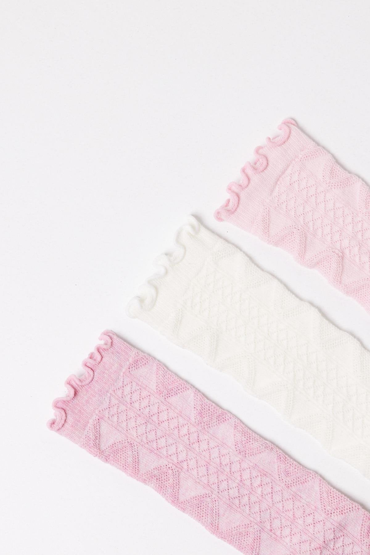 Baby Girl Knee High Socks 3-Pack