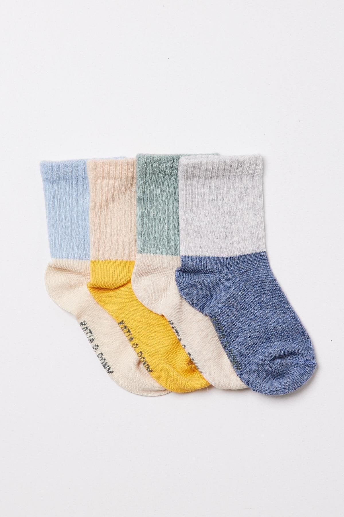 Multicolor Baby Socks 4-Pack