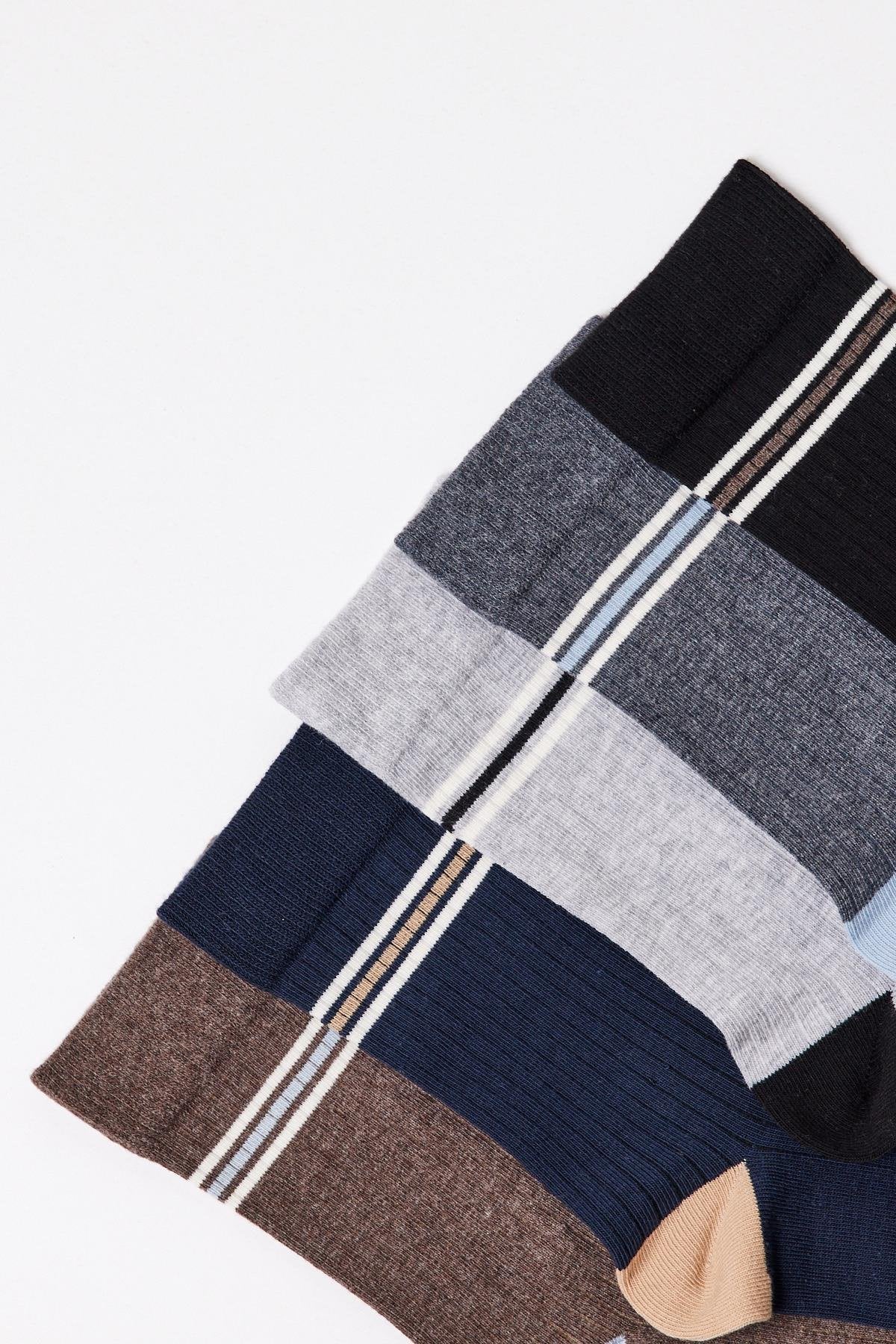 Men's Striped Crew Socks 5-Pack