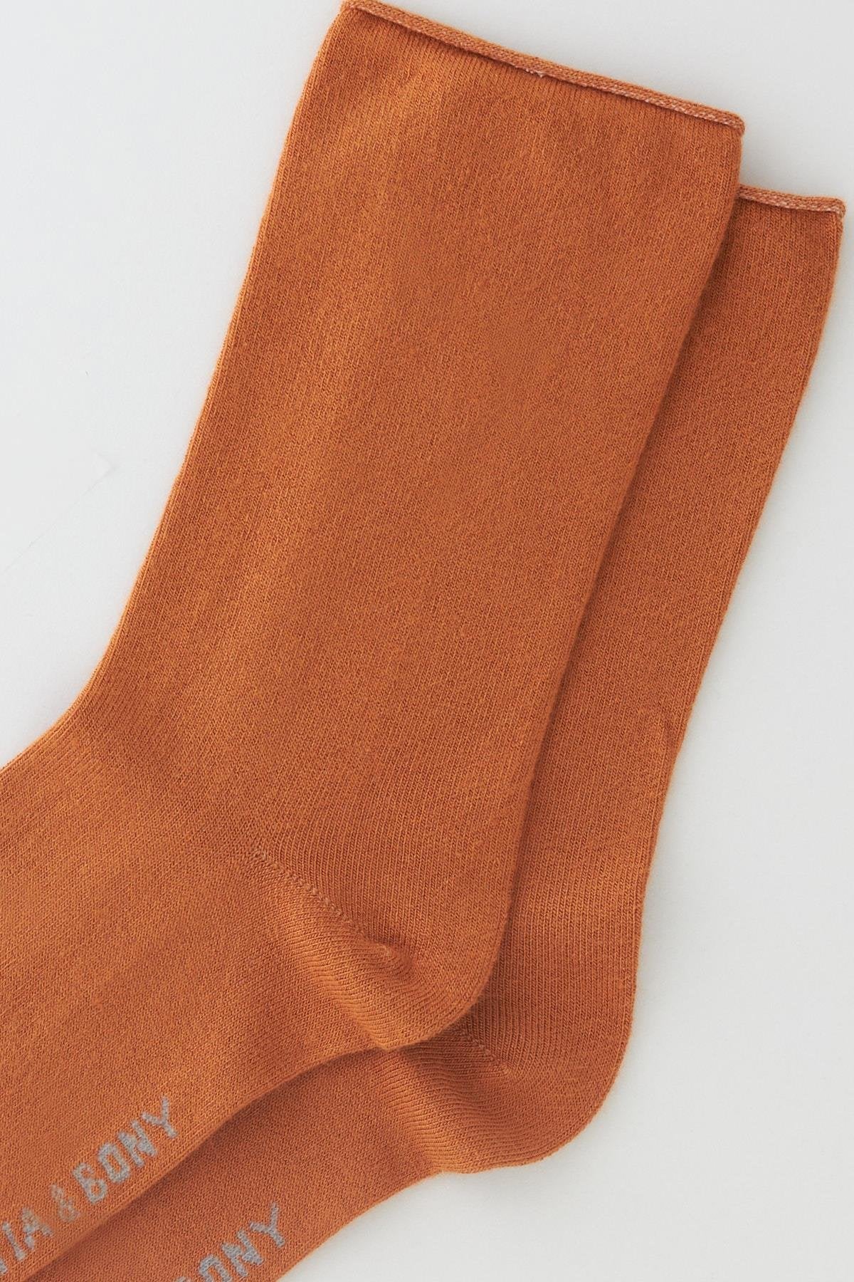 Women's Elastic-Free Modal Thin Socket Socks
