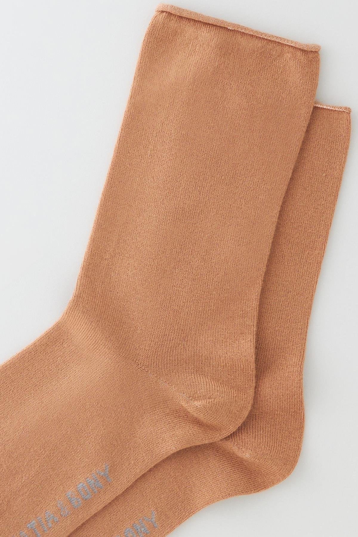 Women's Elastic-Free Modal Thin Socket Socks