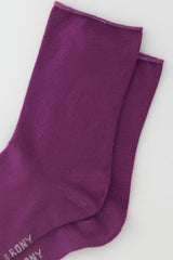 Women's Elastic-Free Modal Thin Socket Socks