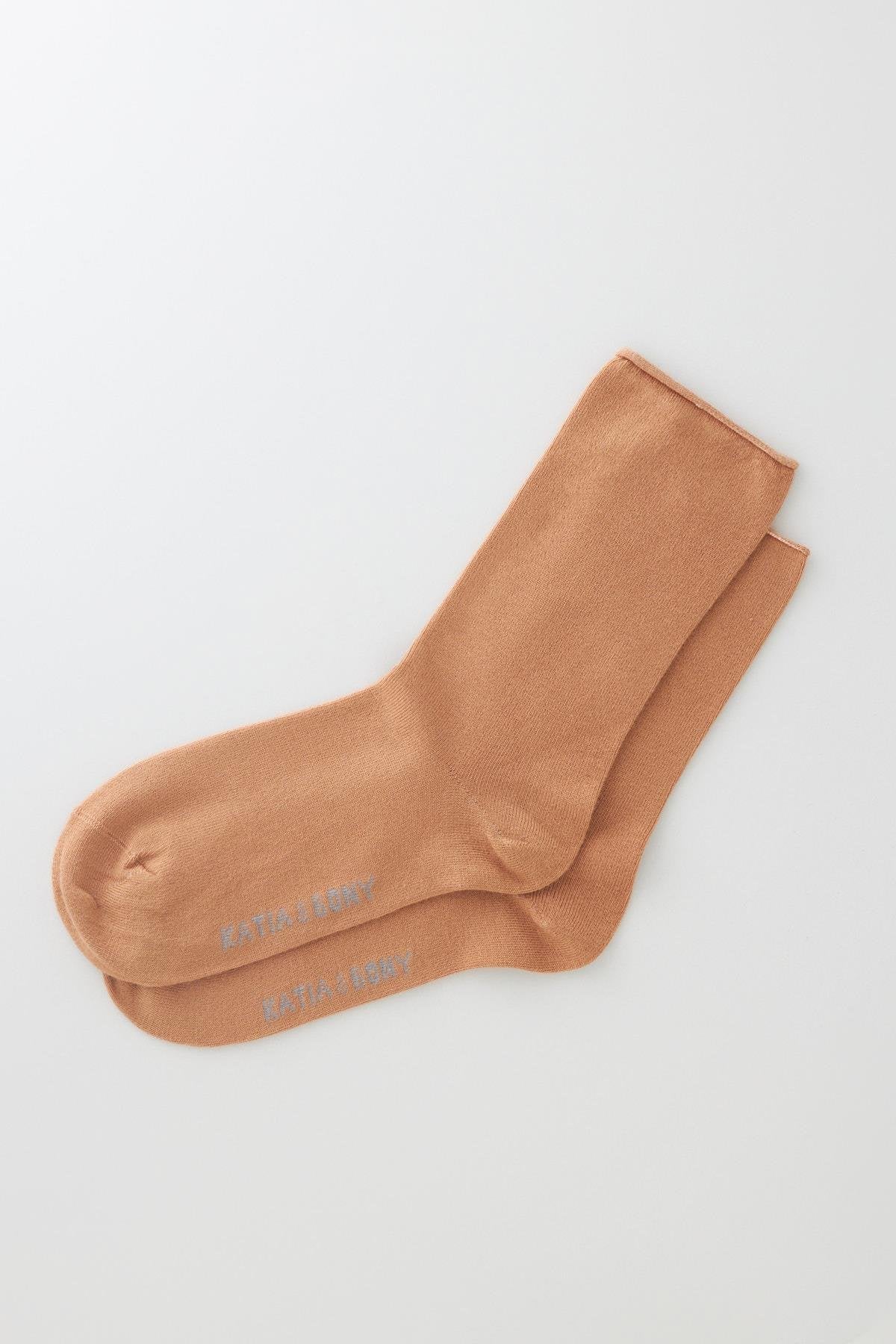 Women's Elastic-Free Modal Thin Socket Socks