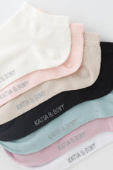 Women's Mixed Color Ankle Socks 7-Pack