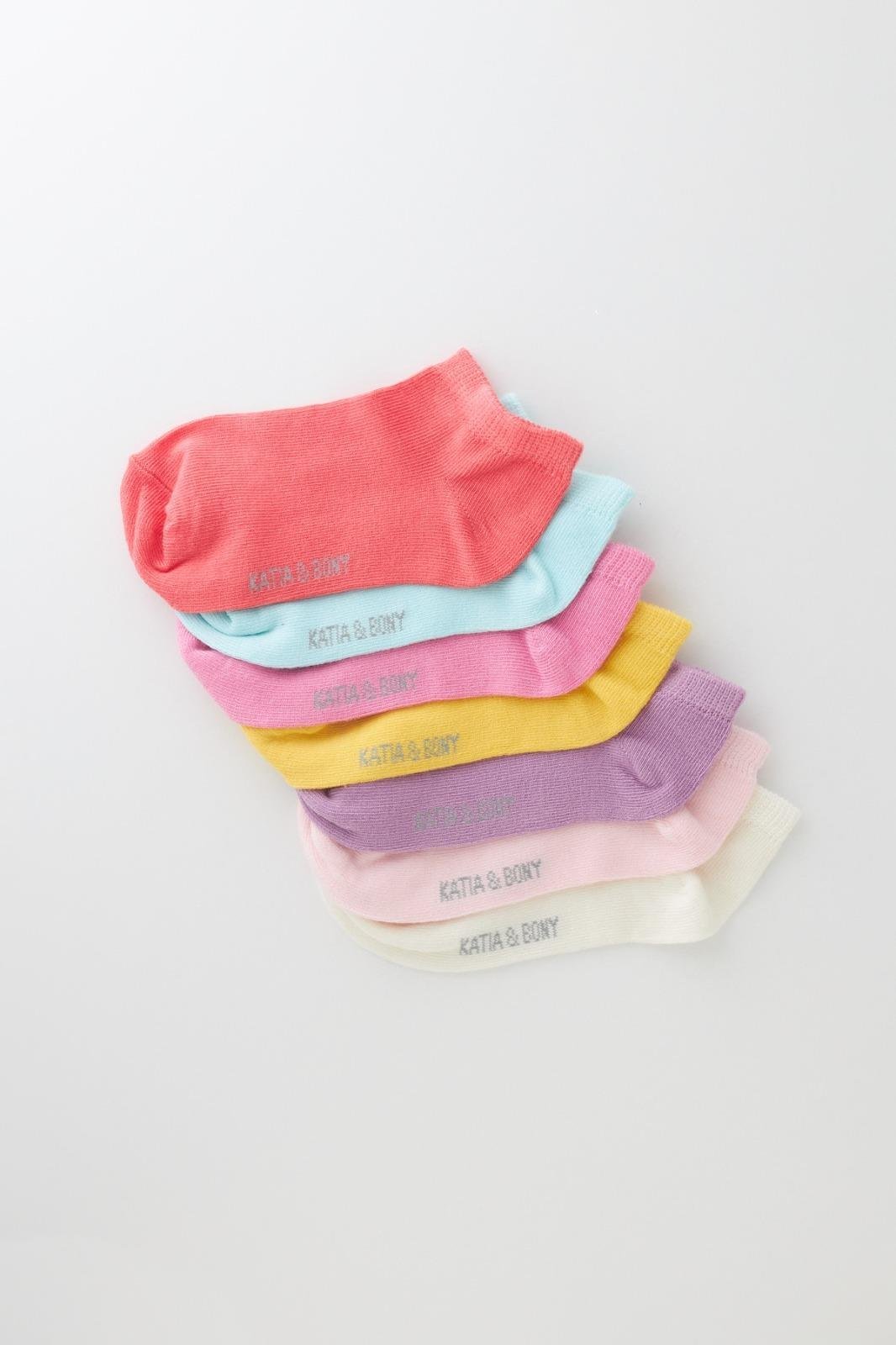 Girls Step Socks 7 Pack