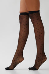 Polka Dot Knee High Hosiery
