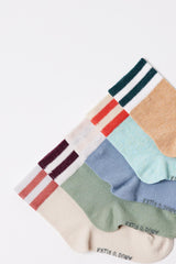 Baby Striped Ankle Socks 5-Pack