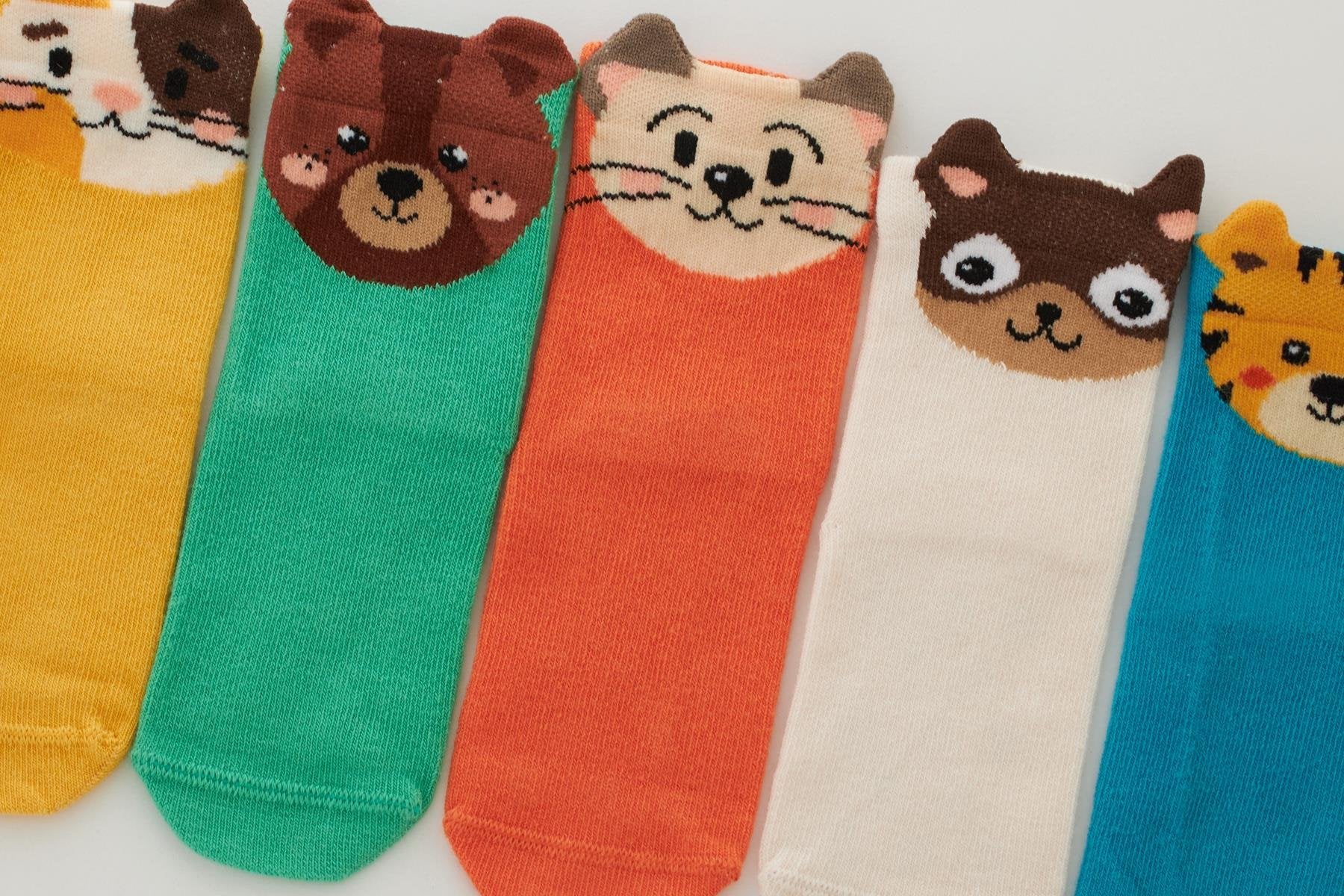 Baby Cute Animal Boxed Socks 5-pack