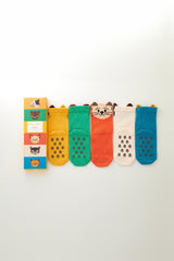 Baby Cute Animal Boxed Socks 5-pack