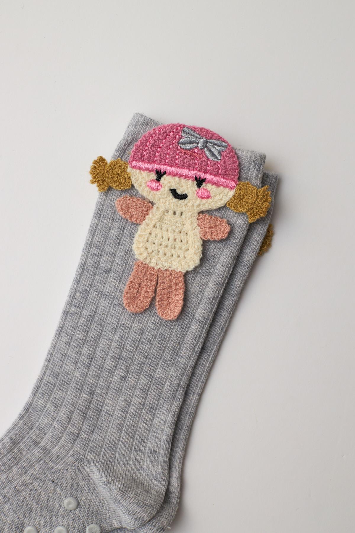 Girls Figured Knee High Socks