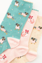 Women's Cute Socket Socks 3-Pack