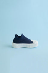 Children's Back To School Sock Sneakers - Black & White