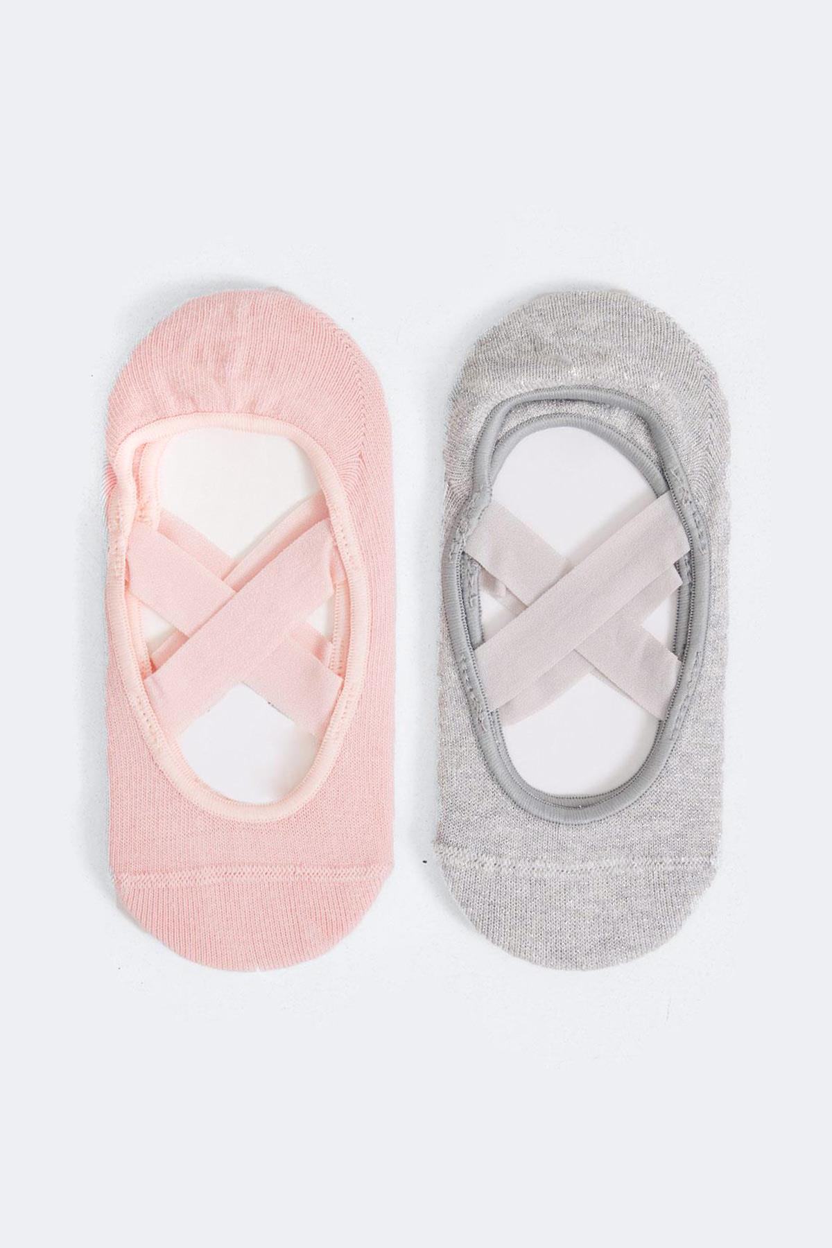 Children's Invisible Yoga Socks 2-Pack