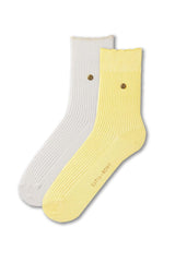 Women's Stud Detailed Derby Socket Socks 2-Pack