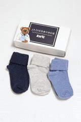 Medical Baby Socks Boxed 3-pack
