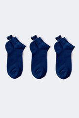Soft Bamboo Girls Step Socks 3-Pack