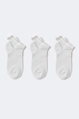Soft Bamboo Girls Step Socks 3-Pack
