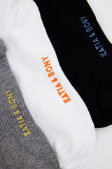 Golf Unisex Step Socks 3 Pack
