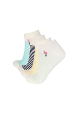Women's Flamingo Patterned Step Socks 4-Pack