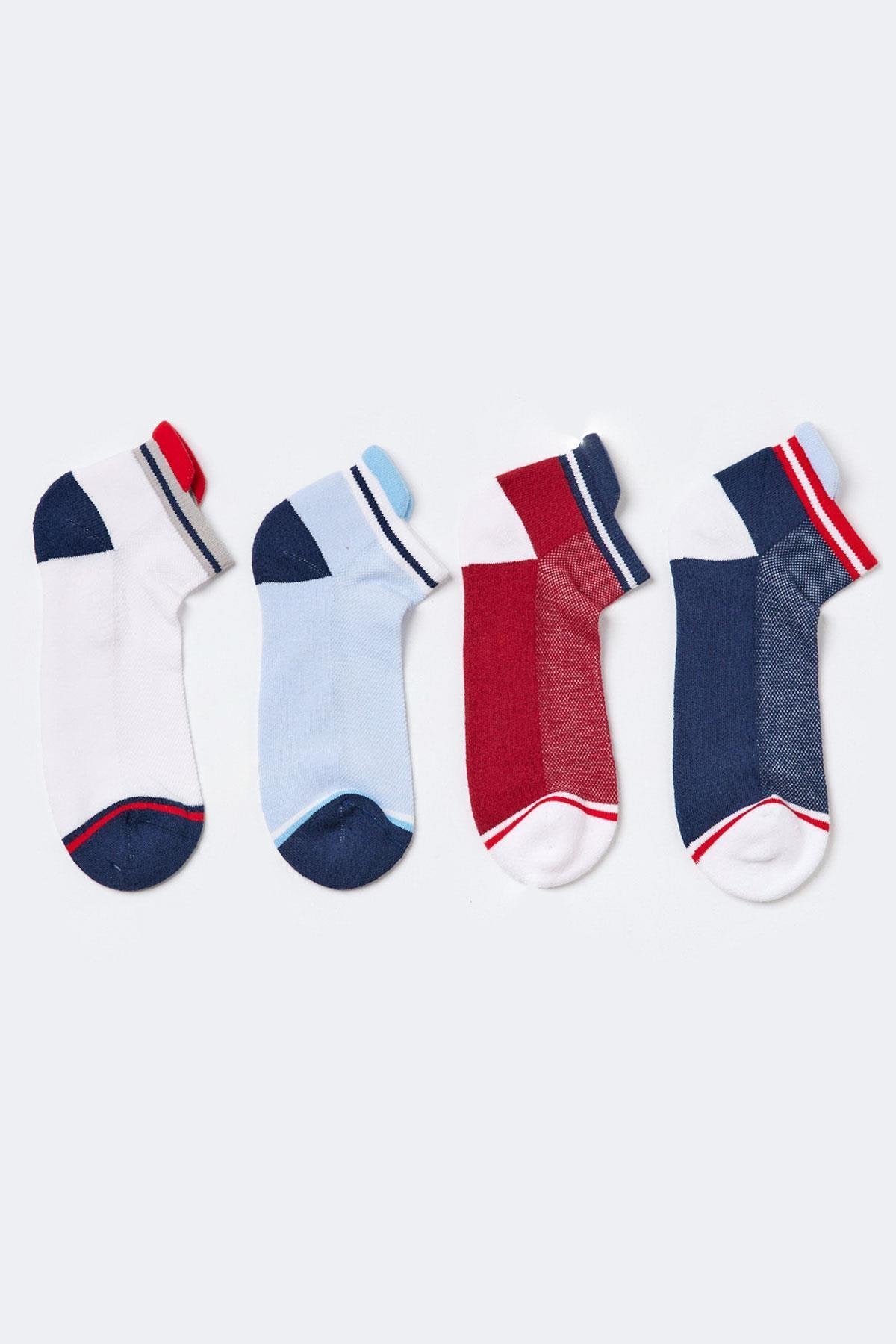 Men's Cotton Step Socks 4-Pack