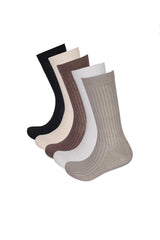 Unisex Crew Socks 5-Pack