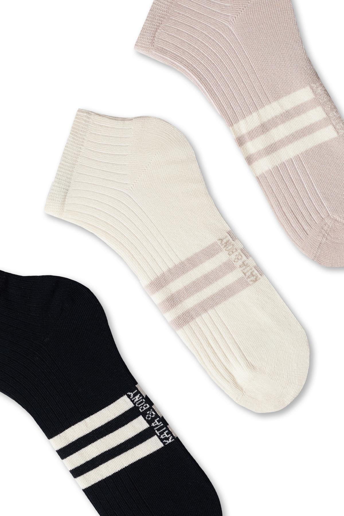 Men's Striped Step Socks 3-Pack