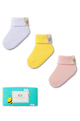 Bee Basic Daisy Bootie Socks Boxed 3-pack