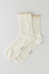 Women's Glitter Frilled Ankle Sock