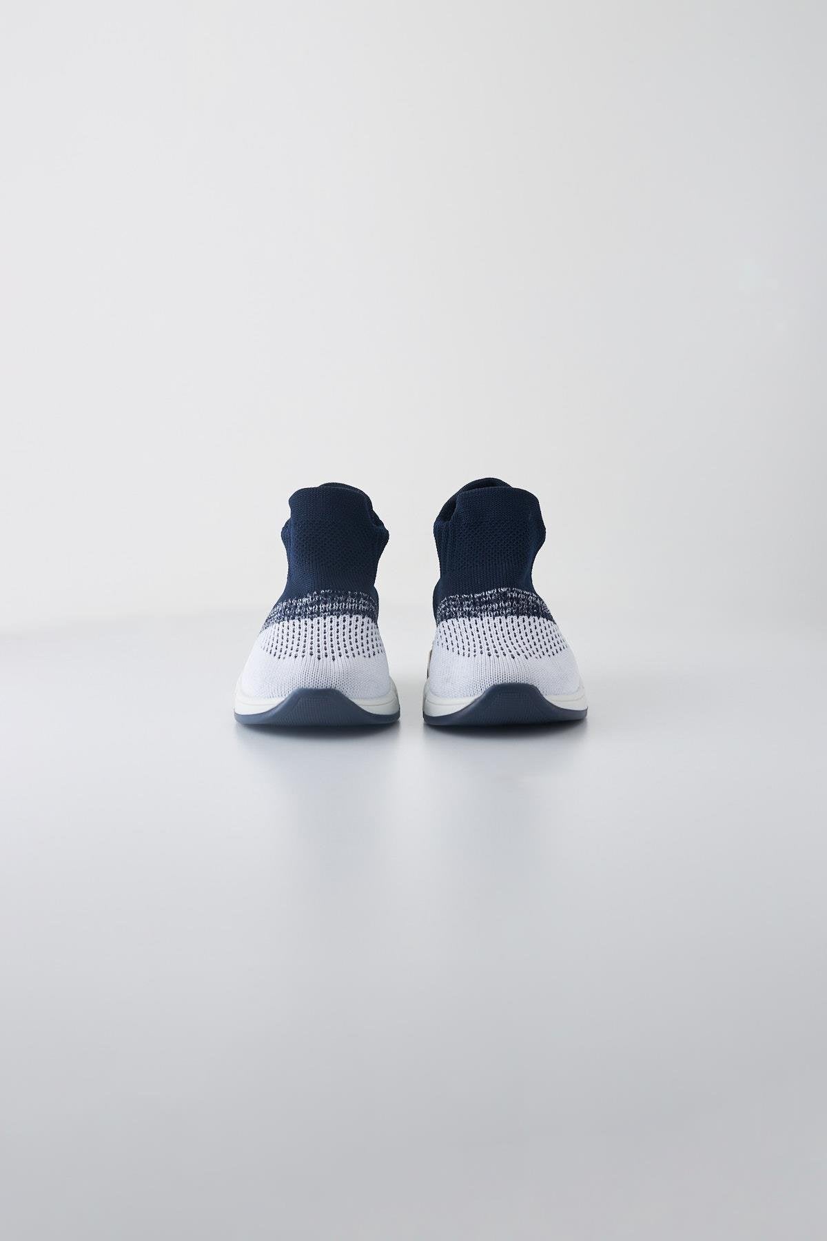 Children's Sock Sneakers - Navy / White