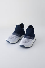 Children's Sock Sneakers - Navy / White