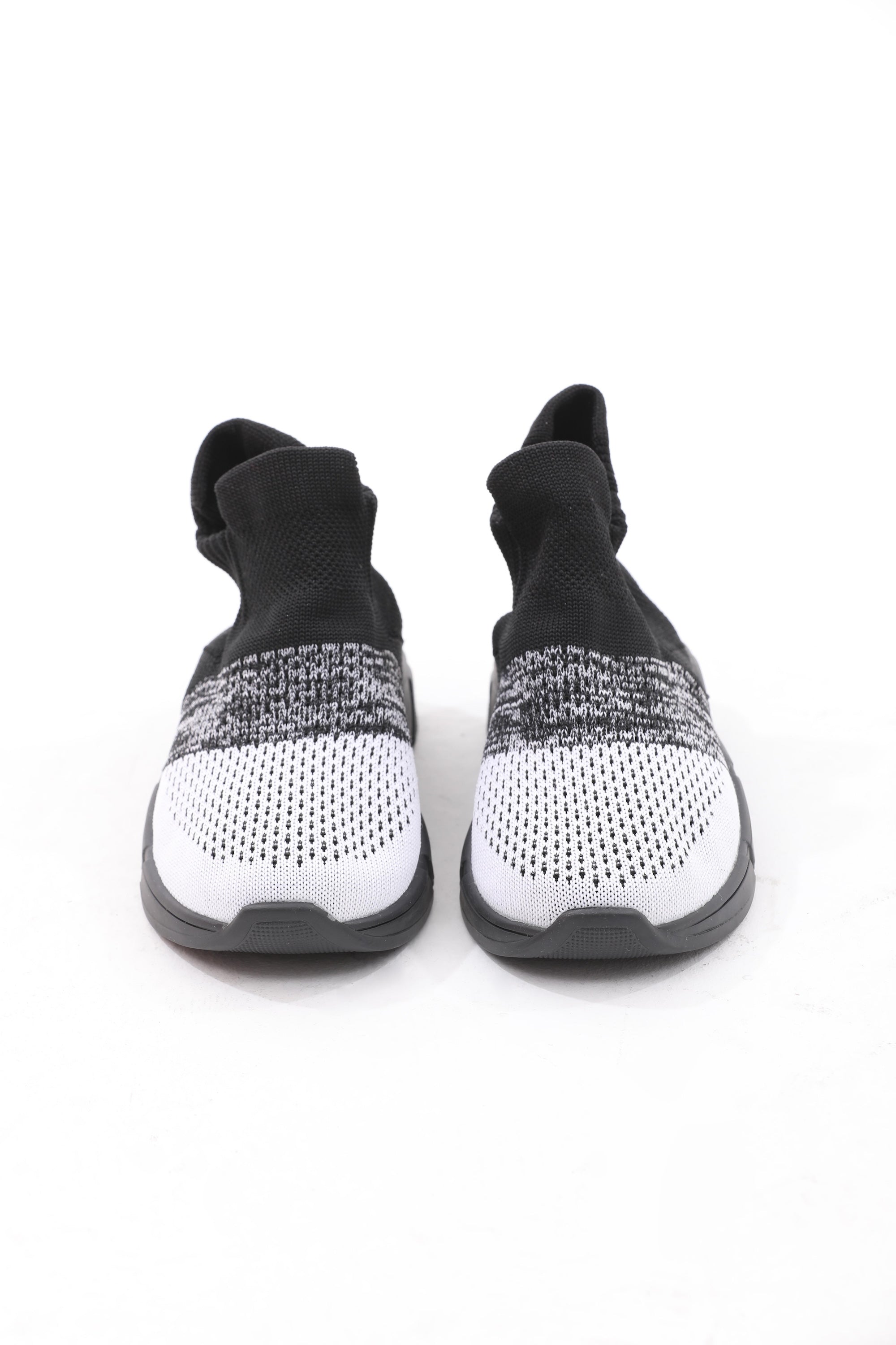 Children's Sock Sneakers - Black / White
