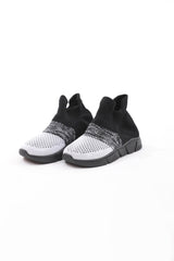 Children's Sock Sneakers - Black / White