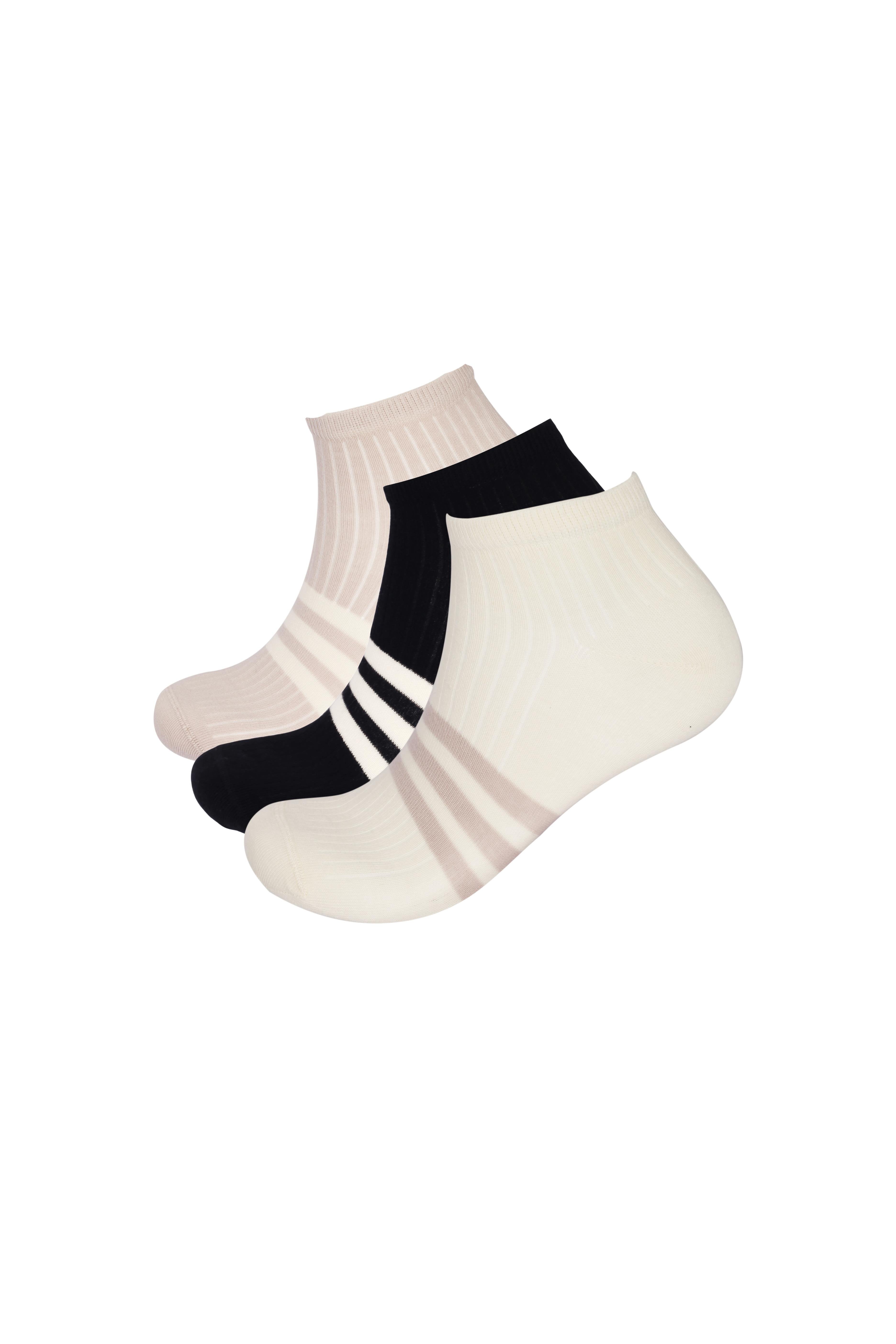 Men's Striped Step Socks 3-Pack