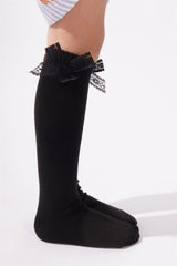 Family Knee Length Ribbon Children's Socks