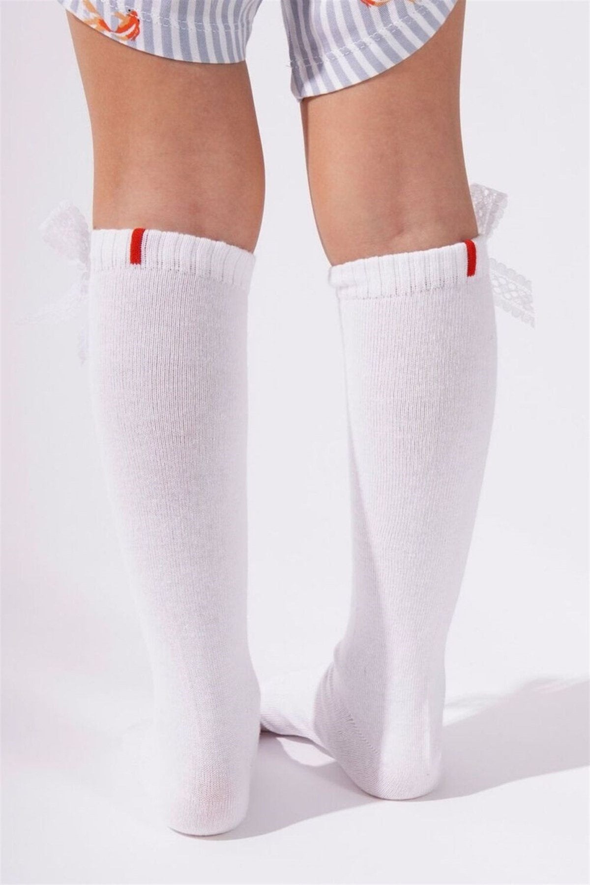 Family Knee Length Ribbon Children's Socks