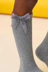 Family Knee Length Ribbon Children's Socks