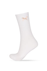 Women's Bear Ribbon Detailed Socket Socks 3-Pack