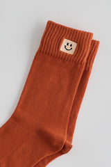 Smiley Face Ankle Socket Socks