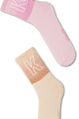 Women's Letter Socket Socks 2-Pack