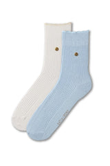 Women's Stud Detailed Derby Socket Socks 2-Pack