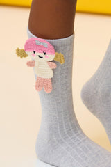 Girls Figured Knee High Socks