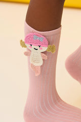 Girls Figured Knee High Socks