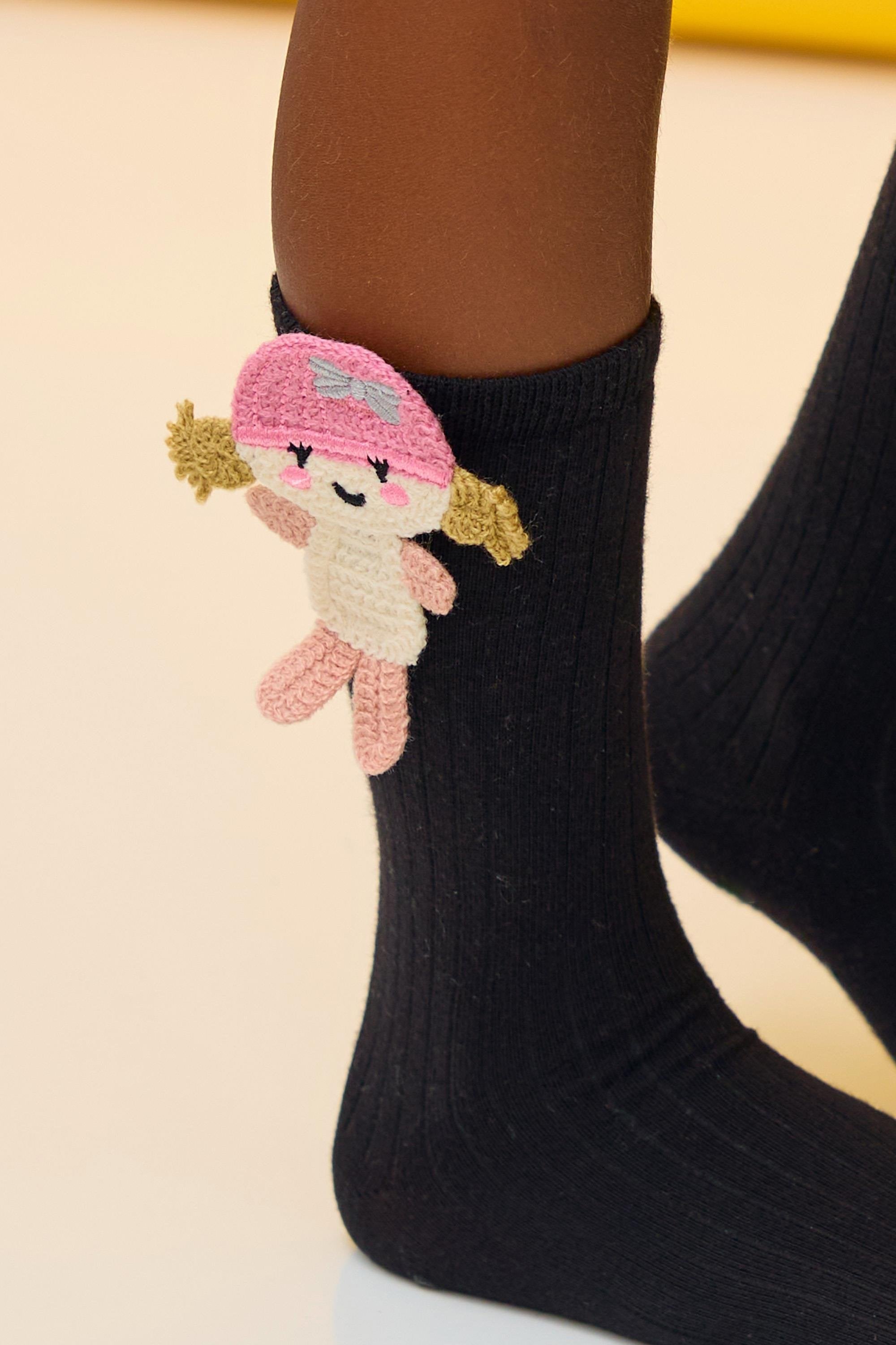 Girls Figured Knee High Socks