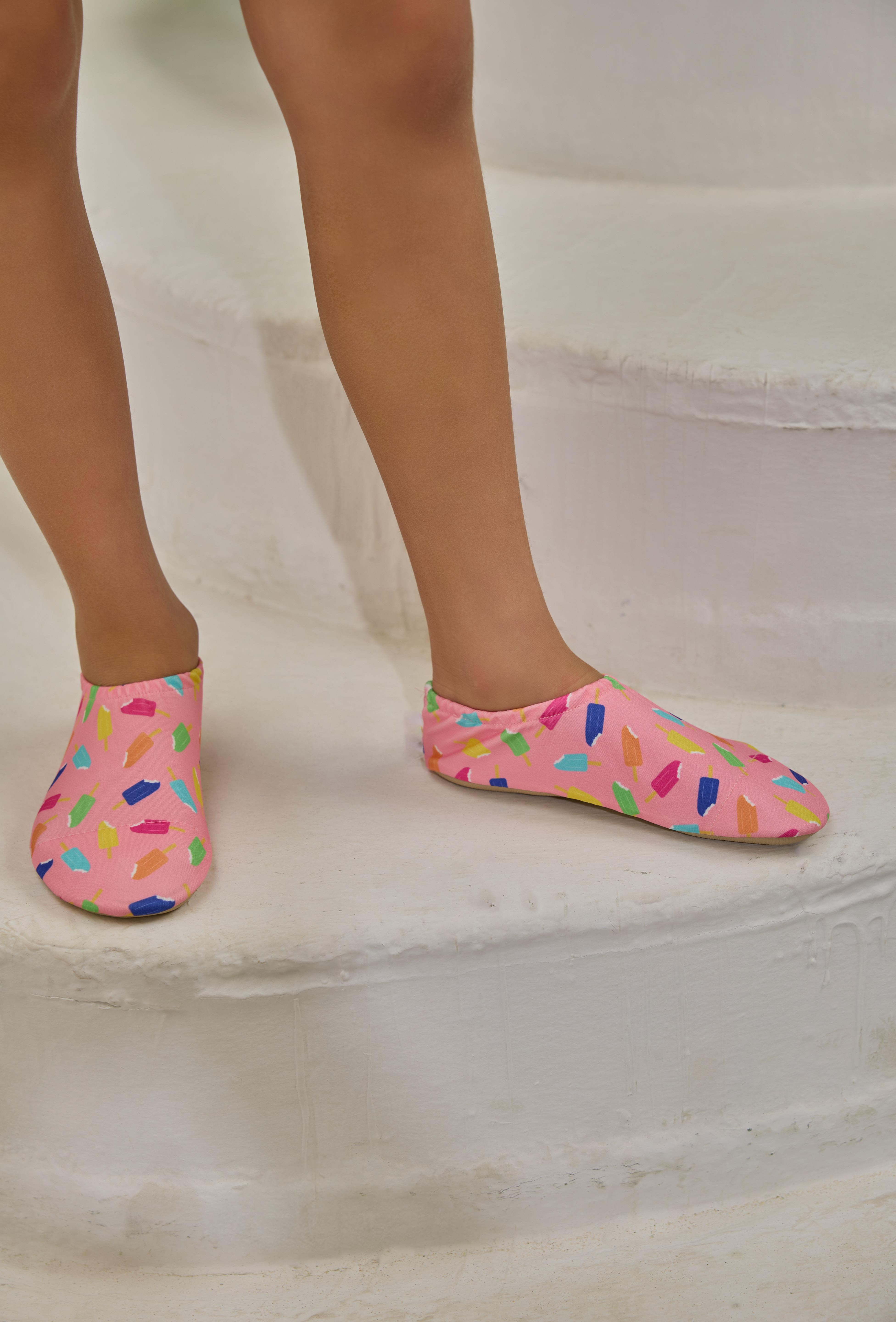 Girls Ice Cream Non-Slip Swim Shoes
