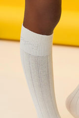 Girls Let's Party knee-high socks