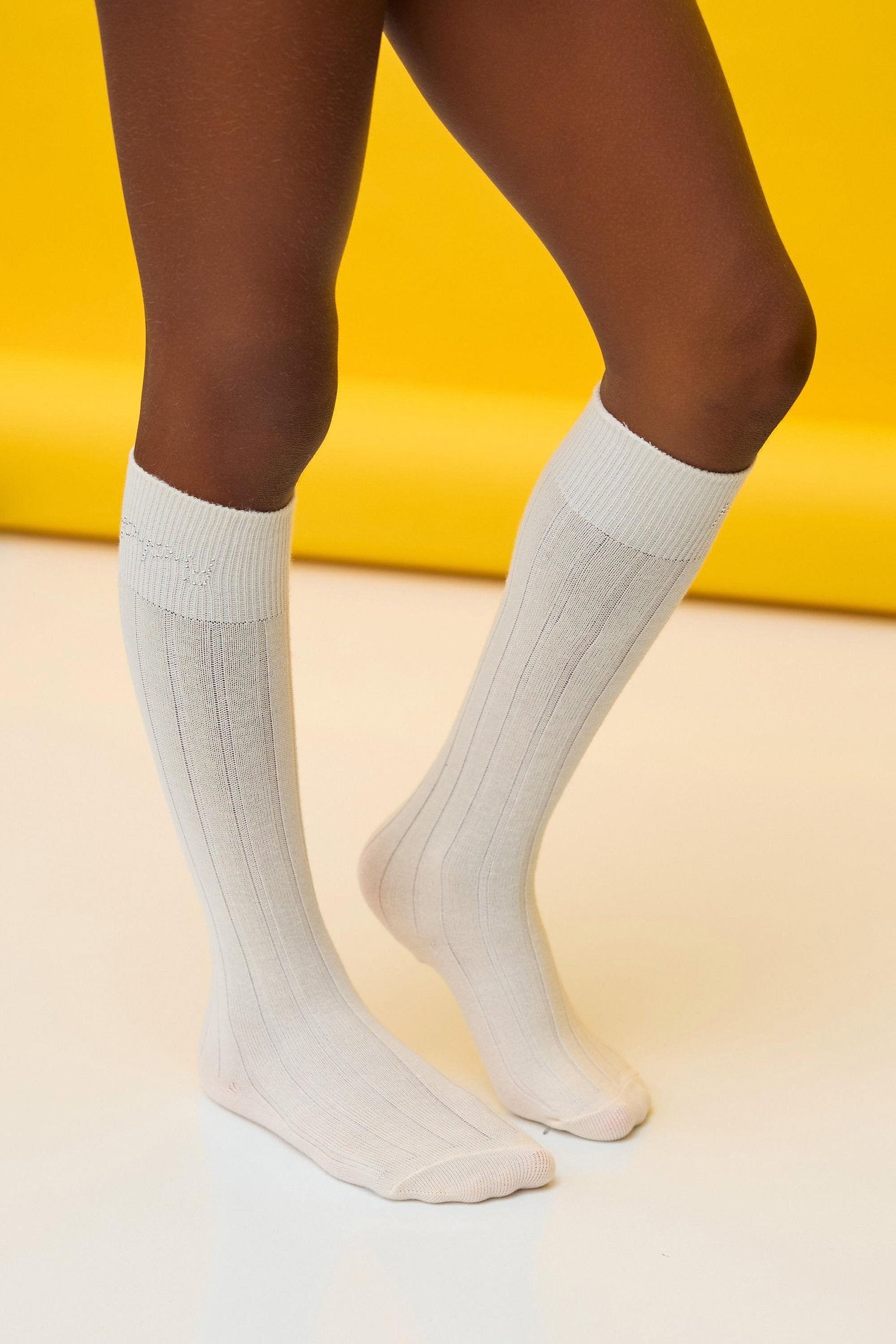 Girls Let's Party knee-high socks