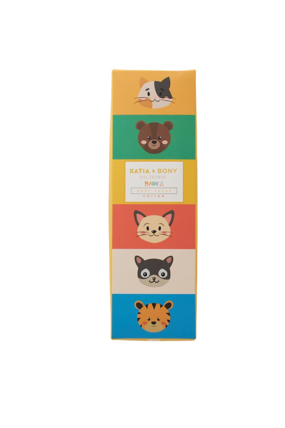 Baby Cute Animal Boxed Socks 5-pack