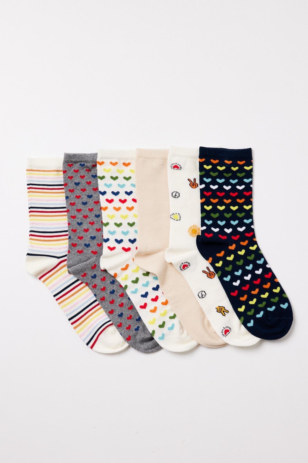 Women's Socket Socks 6-Pack
