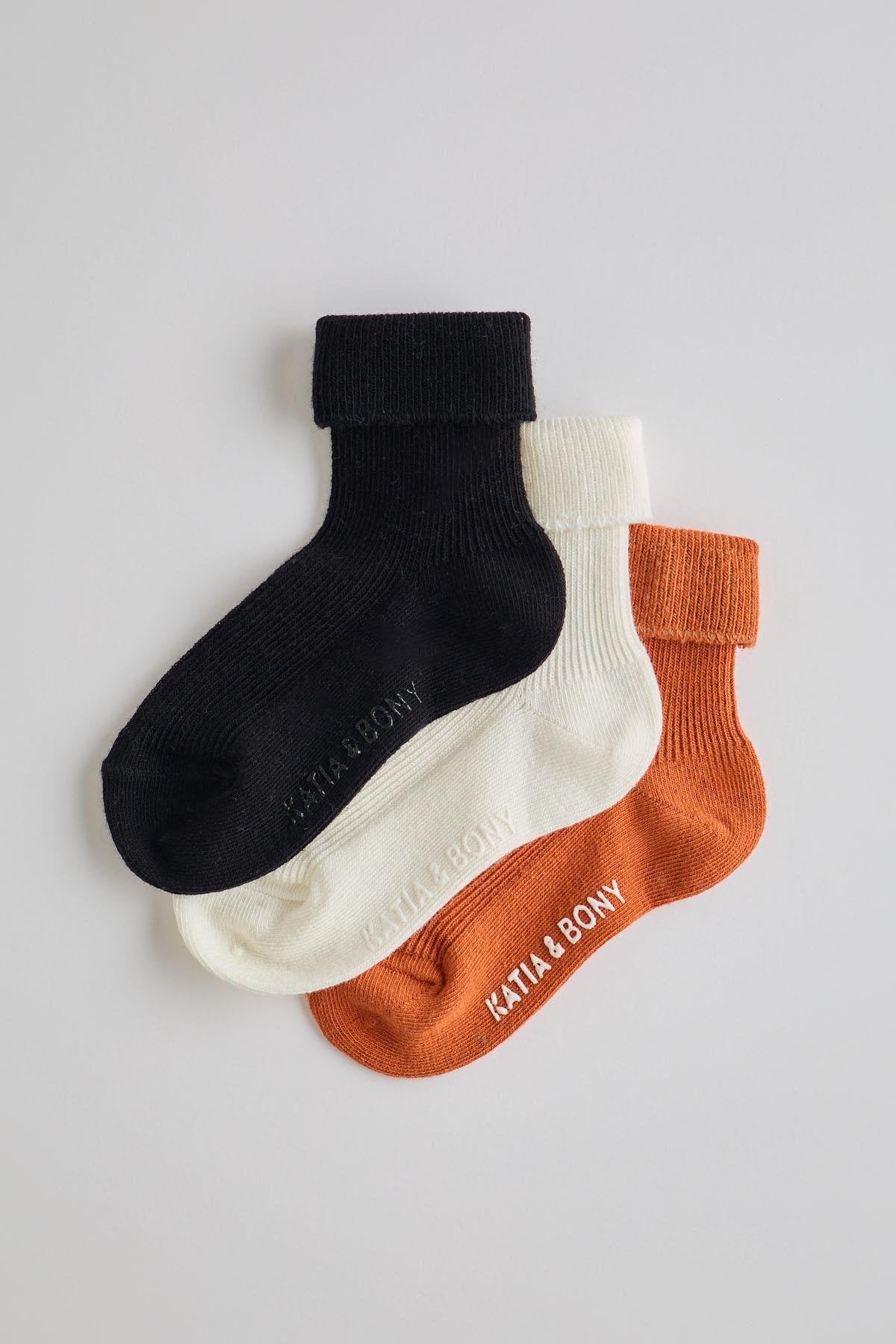 Children's socket socks 3-pack